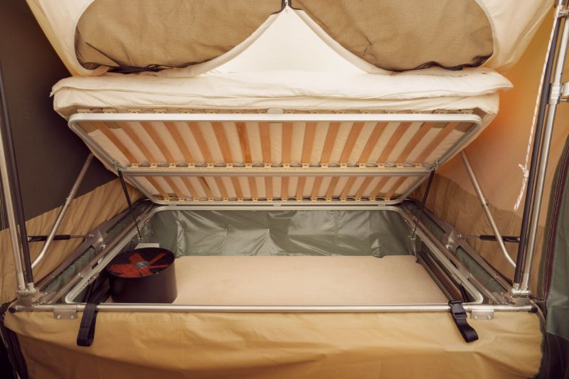 opberruimte onder bed Holtkamper Aero vouwwagen