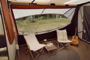 Holtkamper Kyte voortent met stoelen